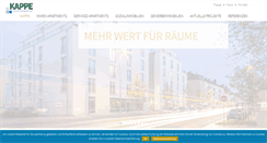 Desktop Screenshot of kappebau.de